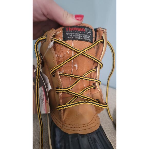 Herman Survivors Thermolite Duck Boots Size 6 Vintage Work Snow Boots NOS - Picture 2 of 13
